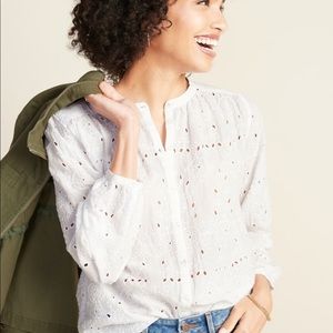 Old Navy Eyelet Blouse